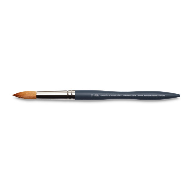 Professional Watercolor Synthetic Sable Brush - Round, Size 16