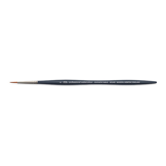 Professional Watercolor Synthetic Sable Brush - Round, Size 2