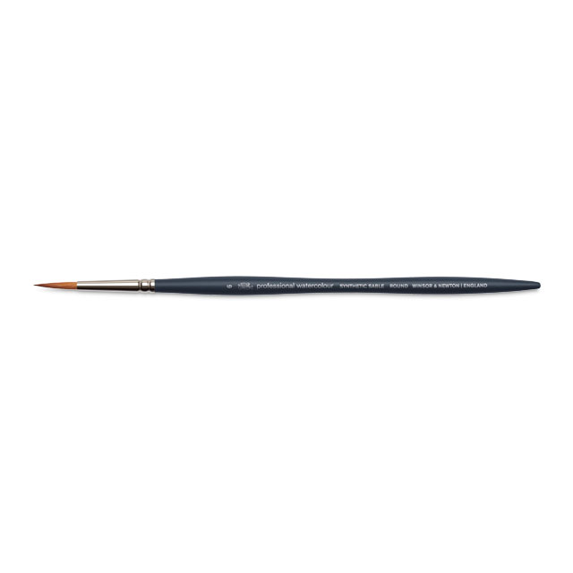 Professional Watercolor Synthetic Sable Brush - Round, Size 6