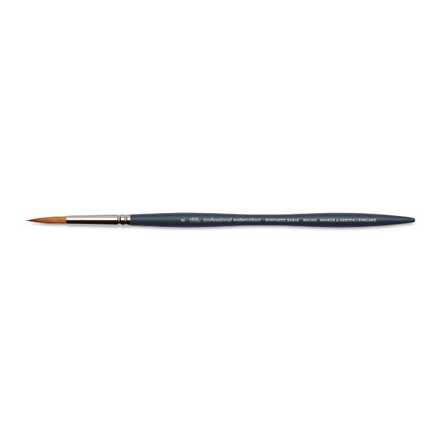 Professional Watercolor Synthetic Sable Brush - Round, Size 8