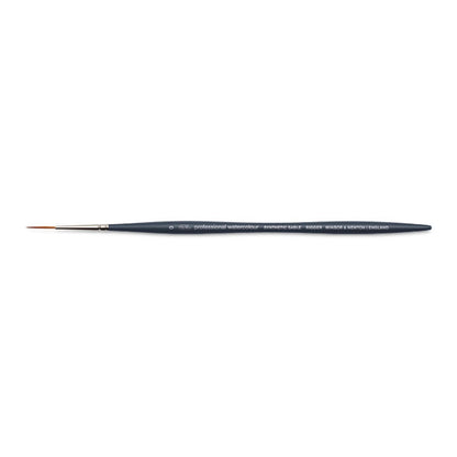 Professional Watercolor Synthetic Sable Brush - Rigger, Size 0