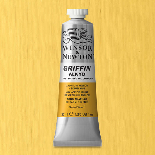 Winsor & Newton Griffin Alkyd, Cadmium Yellow Hue, 37 ml.