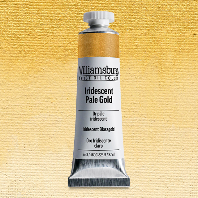 Williamsburg Handmade Oil Paint - Iridescent Pale Gold, 37 ml