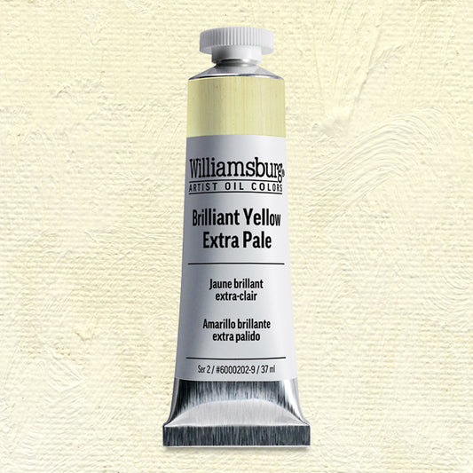 Williamsburg Handmade Oil Paint - Brilliant Yellow Extra Pale, 37 ml