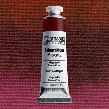 Williamsburg Handmade Oil Paint - Quinacridone Magenta, 37 ml