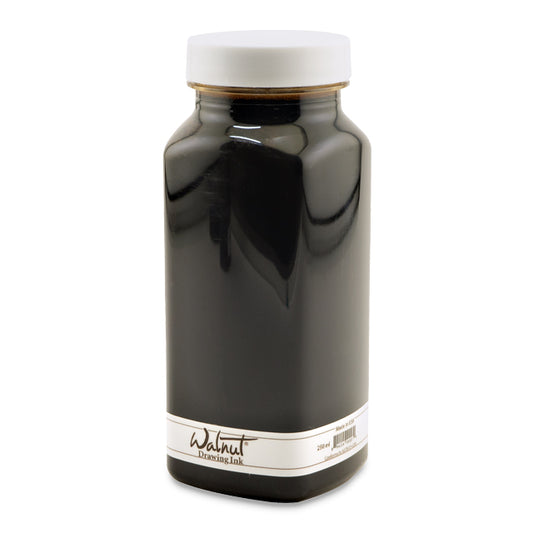 Walnut Drawing Ink, 250 ml. Bottle