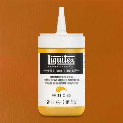 Transparent Raw Sienna, 59 ml. bottle