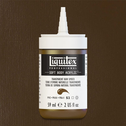 Transparent Raw Umber, 59 ml. bottle