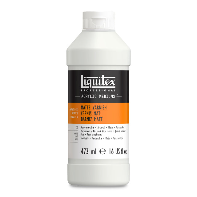 Matte Varnish, 16 oz. bottle