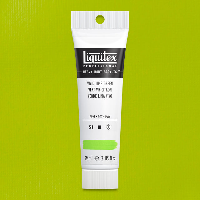 Heavy Body Artist Acrylic, Vivid Lime Green, 59 ml.