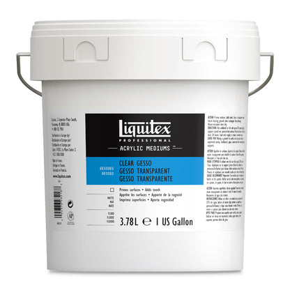 Clear Gesso, 1 gallon bucket