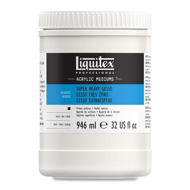 Super Heavy Gesso, 32 oz. jar