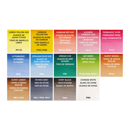 Cotman Field Set Watercolors - Includes: Lemon Yellow Hue (PY175)