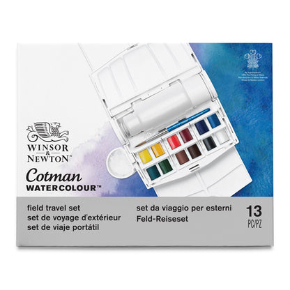 Cotman Field Travel Set Packaging