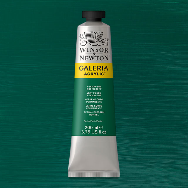 Galeria Acrylic, Permanent Green Deep