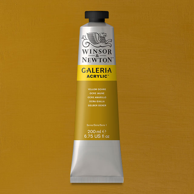 Galeria Acrylic, Yellow Ochre