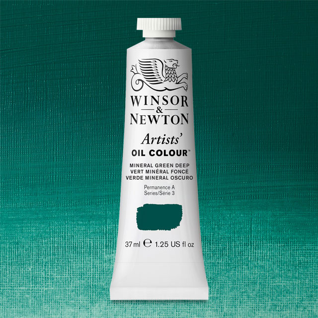 Artists' Oil Color - Mineral Green Deep, 37 ml.