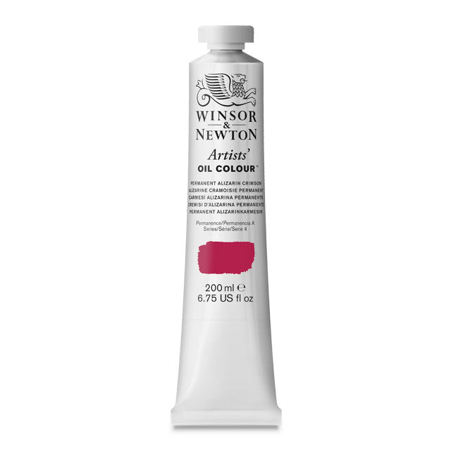 Artists' Oil Color, Permanent Alizarin Crimson, 200 ml.