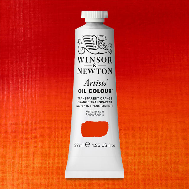 Artists' Oil Color - Transparent Orange, 37 ml.