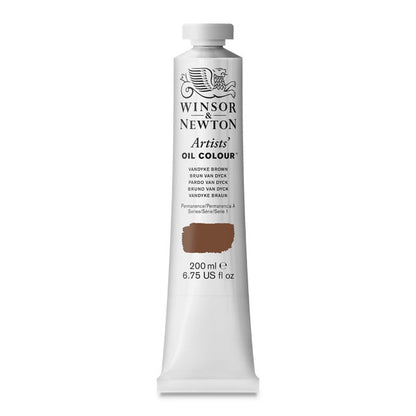 Artists' Oil Color, Vandyke Brown, 200 ml.