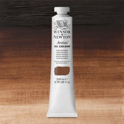 Artists' Oil Color, Vandyke Brown, 200 ml.