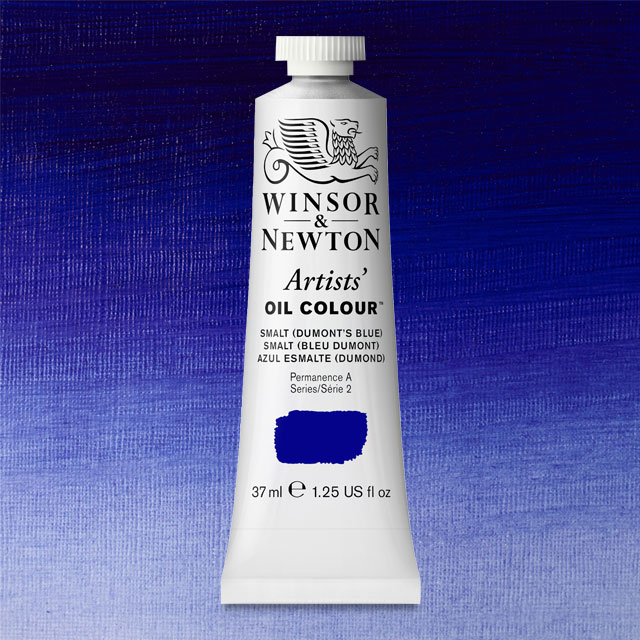 Artists' Oil Color - Smalt (Dumont's Blue), 37 ml.