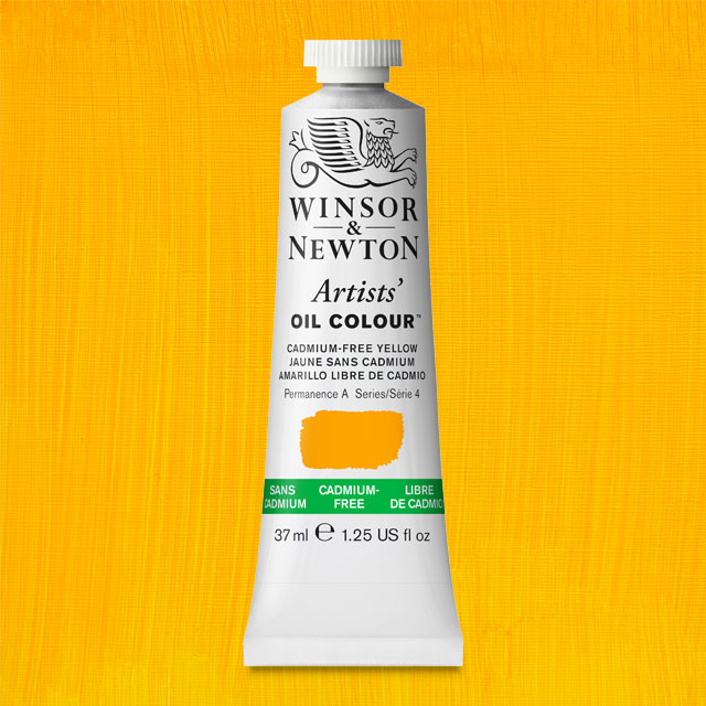 Artists' Oil Color, Cadmium-Free Yellow, 37 ml.