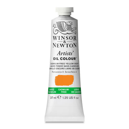 Artists' Oil Color, Cadmium-Free Yellow Deep, 37 ml.