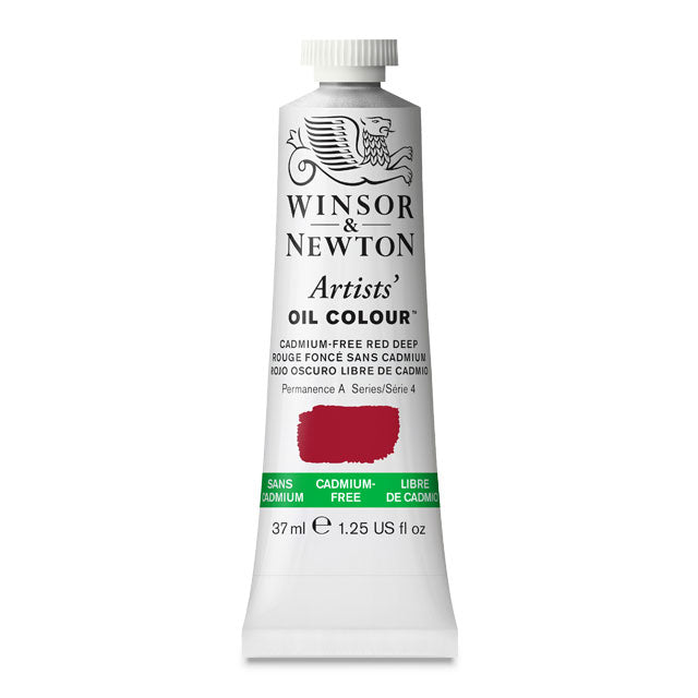 Artists' Oil Color, Cadmium-Free Red Deep, 37 ml.