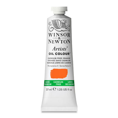 Artists' Oil Color, Cadmium-Free Orange, 37 ml.