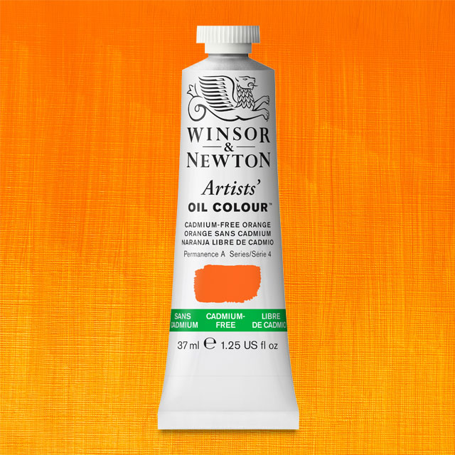 Artists' Oil Color, Cadmium-Free Orange, 37 ml.