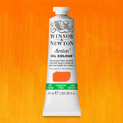 Artists' Oil Color, Cadmium-Free Orange, 37 ml.