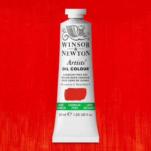 Artists' Oil Color, Cadmium-Free Red, 37 ml.