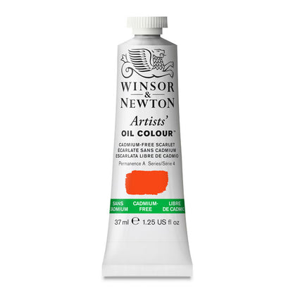 Artists' Oil Color, Cadmium-Free Scarlet, 37 ml.