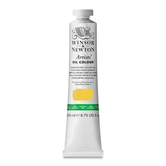 Artists' Oil Color, Cadmium-Free Yellow Pale, 200 ml.