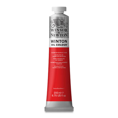 Winton Oil Color, Cadmium Scarlet Hue, 200 ml.