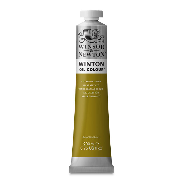 Winton Oil Color, Azo Yellow Green, 200 ml.