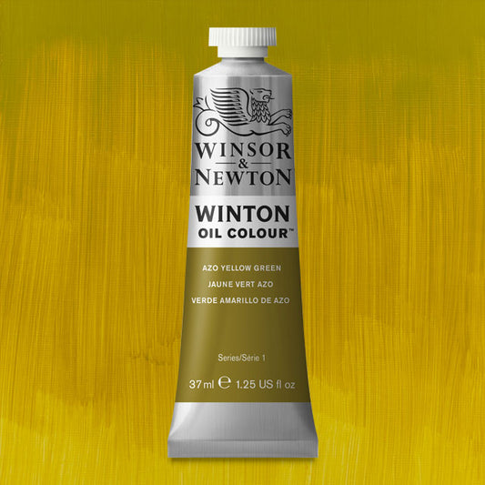 Winton Oil Color, Azo Yellow Green, 37 ml.