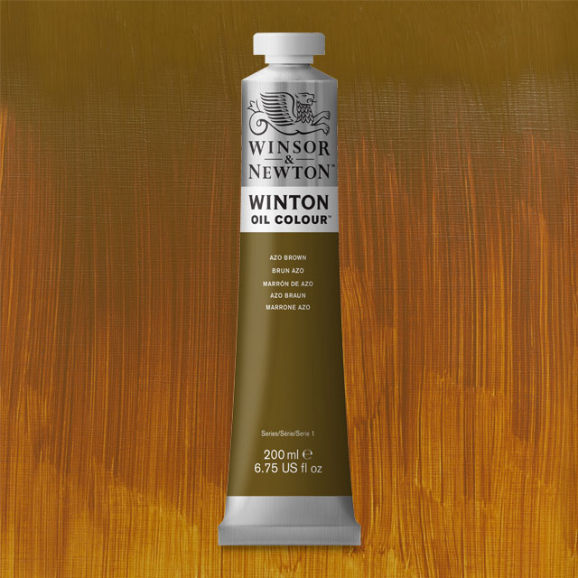 Winton Oil Color, Azo Brown, 200 ml.