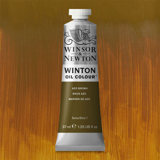 Winton Oil Color, Azo Brown, 37 ml.