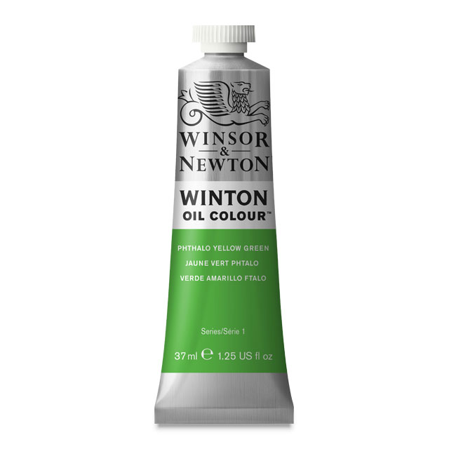 Winton Oil Color, Phthalo Yellow Green, 37 ml.