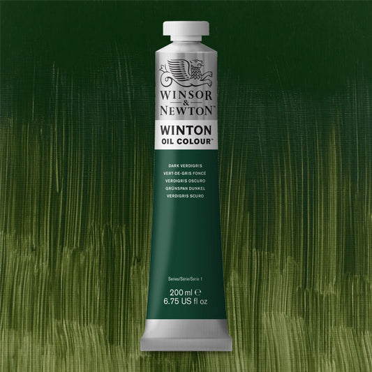 Winton Oil Color, Dark Verdigris, 200 ml.