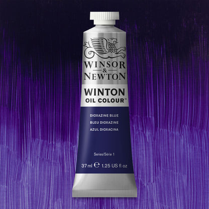 Winton Oil Color, Dioxazine Blue, 37 ml.