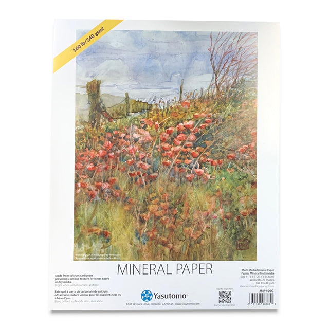 Heavyweight Mineral Paper Artist Pad - 11" x 14"