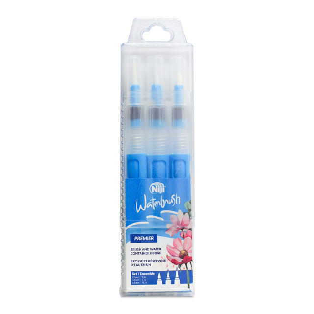 Niji Premier Waterbrush, Set of 3