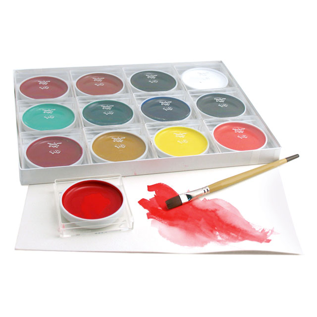 12 Piece Sumi-e Watercolor Set (brush sold separately)